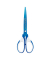 Universalschere my.pen, Edelstahl, rostfrei, titanbeschichtet, 18cm, blau/weiß
