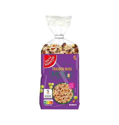 Traube-Nuss Müsli 1,0 kg