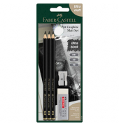 Pitt Graphite Bleistift-Set HB schwarz 1 Set