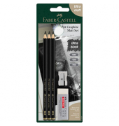 Pitt Graphite Bleistift-Set B schwarz 1 Set