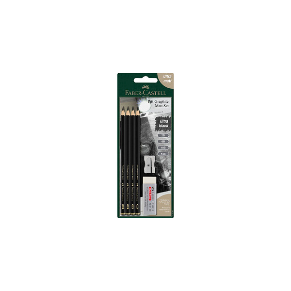 4005401152989 - Pitt Graphite Bleistift-Set 2B schwarz 1 Set 4005401152989 Faber-Castell 4005401152989 - Pitt Graphite Bleistift-Set 2B schwarz 1 Set 4005401152989 Faber-Castell