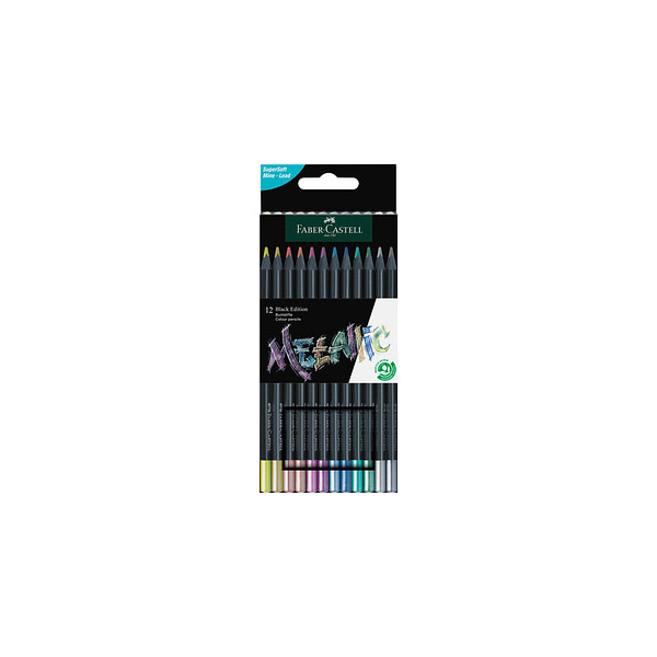 4005401164159 - Black Edition Metallic Buntstifte farbsortiert 4005401164159 12 Stück 4005401164159 - Black Edition Metallic Buntstifte farbsortiert 4005401164159 12 Stück