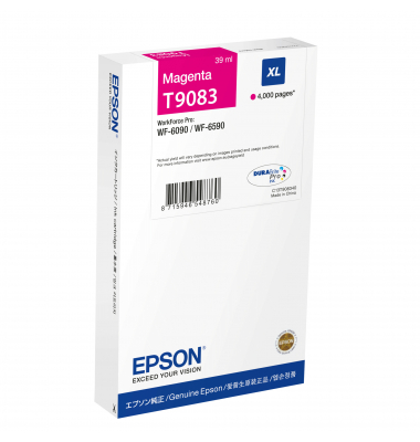Druckerpatrone T9083XL C13T90834N (T9083), magenta, ca. 4000 Seiten