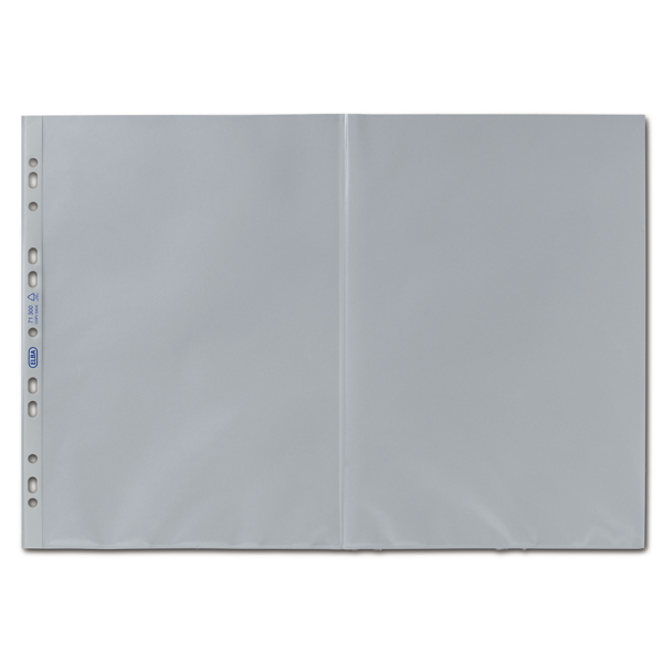 4002030150102 - Prospekthüllen 100460996 auf A4 gefalzt A3 auf A4 transluzent genarbt oben offen 009mm 4002030150102 50 Stück