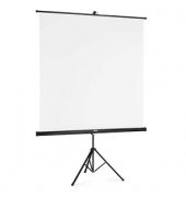 Stativleinwand 2in1 1:1, 155 x 155 cm Projektionsfläche