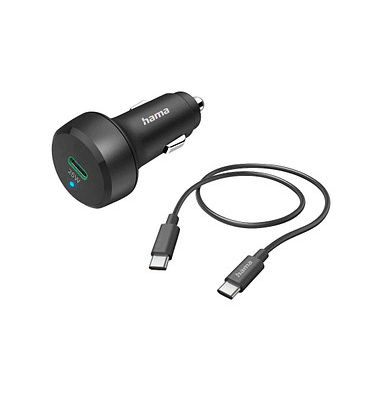 Kfz-Ladeadapter schwarz 1,0 m, 25 Watt
