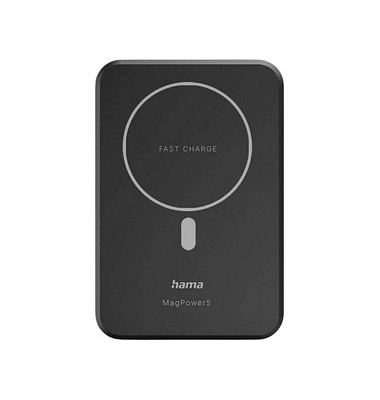 MagPower5 wireless Powerbank 5.000 mAh schwarz