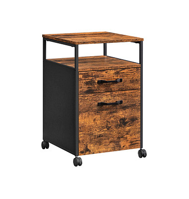 Rollcontainer braun 2 Auszüge 42,0 x 44,0 x 66,5 cm