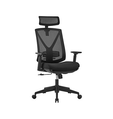 Bürostuhl, OBN61BKV1 Stoff schwarz