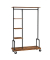 Rollgarderobe braun Holz 103,5 x 174,5 cm