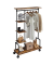 Rollgarderobe braun Holz 103,5 x 174,5 cm
