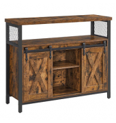 Sideboard, LSC092B01 braun 100,0 x 33,0 x 80,0 cm