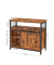 Sideboard, LSC092B01 braun 100,0 x 33,0 x 80,0 cm