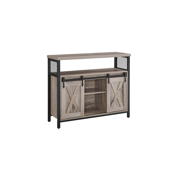 0194343025285 - Songmics - vasagle Sideboard Küchenschrank Aufbewahrungsschrank mit 2 Schiebetüren 33 x 100 x 80 cm verstellbare Ablagen für Wohnzimmer greige 0194343025285 - Songmics - vasagle Sideboard Küchenschrank Aufbewahrungsschrank mit 2 Schiebetüren 33 x 100 x 80 cm verstellbare Ablagen für Wohnzimmer greige