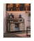 Sideboard, LSC092B02 grau 100,0 x 33,0 x 80,0 cm