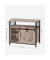 Sideboard, LSC092B02 grau 100,0 x 33,0 x 80,0 cm