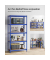 Schwerlastregal GLR040Q01 blau 90,0 x 40,0 x 180,0 cm