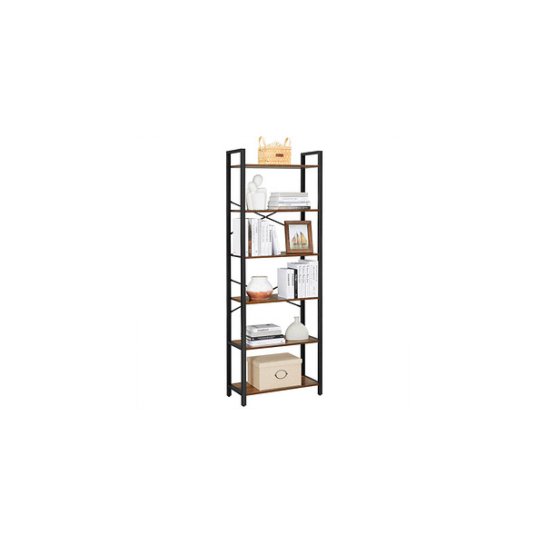 0194343027661 - Songmics - vasagle Bücherregal mit 6 Ebenen Aufbewahrungsregal Stahlgestell für Wohnzimmer Arbeitszimmer Büro und Flur 66 x 30 x 186 cm 0194343027661 - Songmics - vasagle Bücherregal mit 6 Ebenen Aufbewahrungsregal Stahlgestell für Wohnzimmer Arbeitszimmer Büro und Flur 66 x 30 x 186 cm