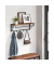Wandgarderobe braun Holz 5 Haken 80,0 x 27,0 cm