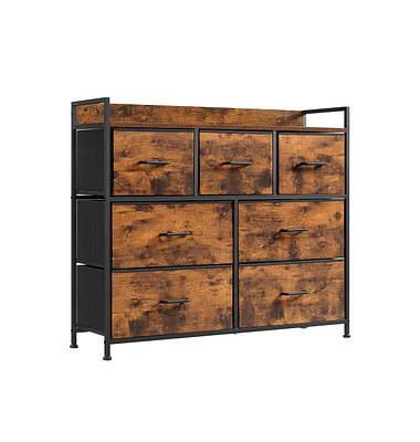 Sideboard, LTS137B01 braun 98,0 x 28,5 x 85,0 cm