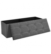 Sitztruhe LSF077G04V1 dunkelgrau Stoff 110,0 cm