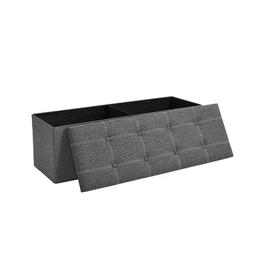 Sitztruhe LSF077G04V1 dunkelgrau Stoff 110,0 cm
