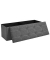 Sitztruhe LSF077G04V1 dunkelgrau Stoff 110,0 cm