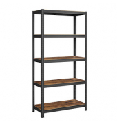 Schwerlastregal GLR040B11 schwarz, braun 90,0 x 40,0 x 180,0 cm