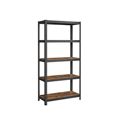 Schwerlastregal GLR040B11 schwarz, braun 90,0 x 40,0 x 180,0 cm