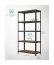 Schwerlastregal GLR040B11 schwarz, braun 90,0 x 40,0 x 180,0 cm