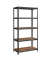 Schwerlastregal GLR050B11 schwarz, braun 100,0 x 50,0 x 200,0 cm