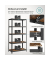 Schwerlastregal GLR050B11 schwarz, braun 100,0 x 50,0 x 200,0 cm