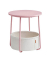Beistelltisch LET223R61, 50cm (H), 45x45cm (BxT), rund, rosa / rosa