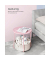 Beistelltisch LET223R61, 50cm (H), 45x45cm (BxT), rund, rosa / rosa