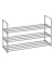 Schuhregal grau 92,0 x 30,0 x 55,0 cm