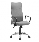 Bürostuhl, OBN034G01 Stoff grau, Gestell silber