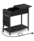 Beistelltisch LET311B56, 60cm (H), 60x31,5cm (BxT), rechteckig, schwarz / schwarz