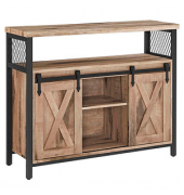 Sideboard, LSC092B50 natur 100,0 x 33,0 x 80,0 cm