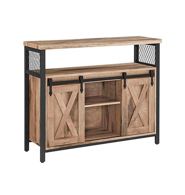 Sideboard, LSC092B50 natur 100,0 x 33,0 x 80,0 cm