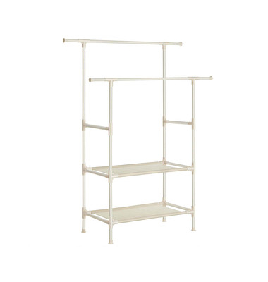 Kleiderständer RDR02WT weiß Metall 114,0 x 139,0  171,0 cm