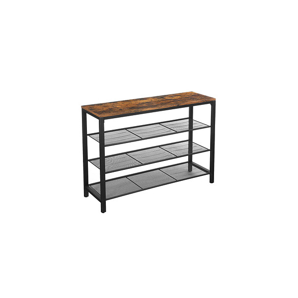 0194343106571 - Songmics - vasagle Schuhregal Schuhablage 100 x 30 x 72 cm Schuh-Organizer mit 4 engmaschigen Gitterablagen Wohnzimmer Schlafzimmer einfacher 0194343106571 - Songmics - vasagle Schuhregal Schuhablage 100 x 30 x 72 cm Schuh-Organizer mit 4 engmaschigen Gitterablagen Wohnzimmer Schlafzimmer einfacher