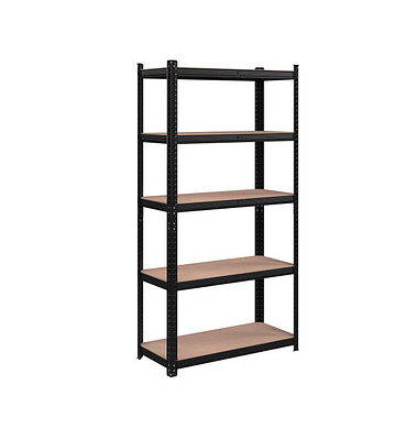 Schwerlastregal GLR040B01 schwarz 90,0 x 40,0 x 180,0 cm
