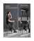 Hocker LBC090B01, schwarz, bis 120kg