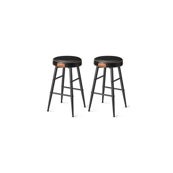 0194343187204 - VASAGLE ECHO Kollektion Barhocker 2er Set Barstuhl Küchenstuhl Kunstleder 63 cm hoch für Küche Esszimmer einfacher Aufbau basisschwarz 0194343187204 - VASAGLE ECHO Kollektion Barhocker 2er Set Barstuhl Küchenstuhl Kunstleder 63 cm hoch für Küche Esszimmer einfacher Aufbau basisschwarz