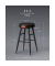 Hocker LBC080B01, schwarz, bis 120kg