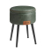 Hocker LOM005C01, dunkelgrün, bis 150kg