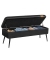 Sitzbank LOM074B01 schwarz Kunstleder 120,0 cm