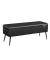 Sitzbank LOM074B01 schwarz Kunstleder 120,0 cm