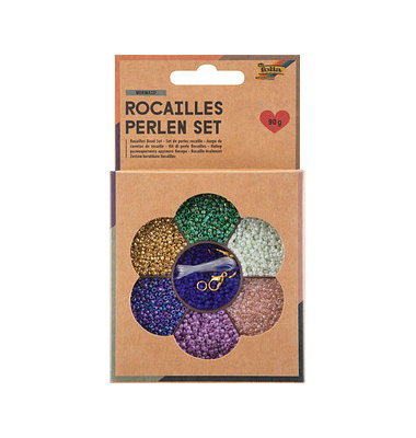 Perlen-Set Mermaid mehrfarbig