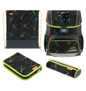 Schulranzen-Set 50046225 Loop Plus, Wild Life, mit Schnallen